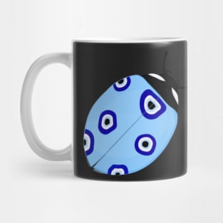 Evil Eye Ladybug sticker Mug